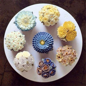 Planet Gates Kitchen Dining & Bar 110PCS Cake Flower Leaves Grass Decorating Baits Baking Pastry Icing Piping Tips Russia Nozzles 2 Pastry Nail 1 Coupler