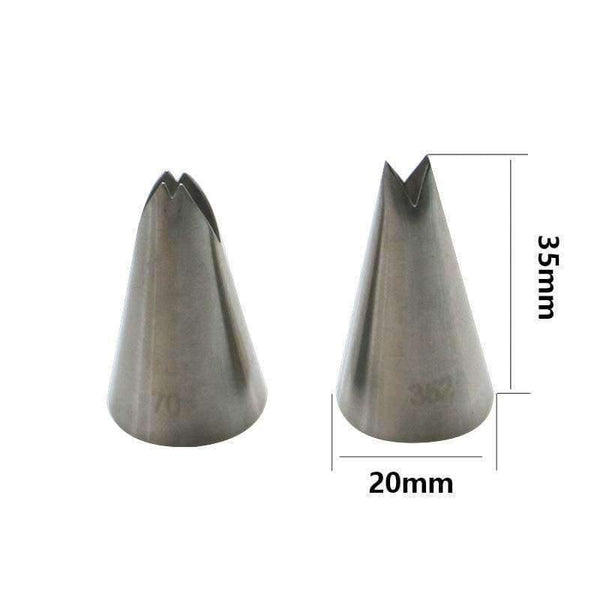 Planet Gates Kitchen Dining & Bar 13PCS/Set Russian Icing Piping Tips 1 Pcs Silicone Bag 2 Coupler Leaf Nozzles Brush Cupcake Cake Decorating DIY Dessert