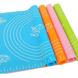 Planet Gates Kitchen Dining & Bar 1PC 40*30 cm Sweet Color Silicone Nonstick Pastry Mat  Kneading Dough Mat Scale show Baking Board  Cake Tools  Kitchen Utensils
