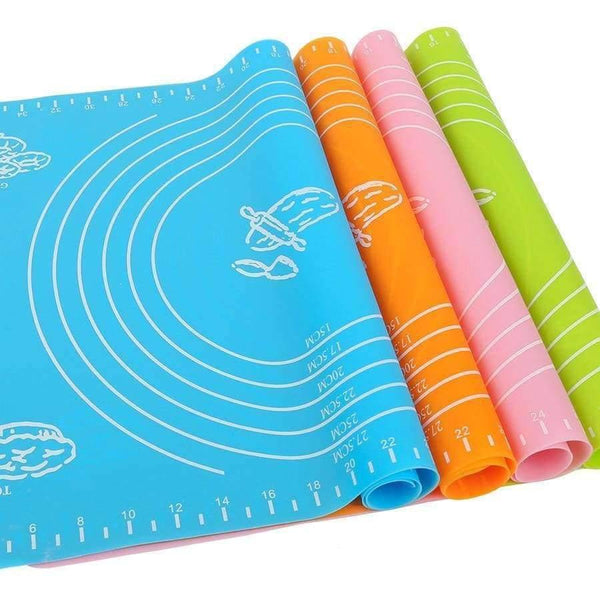 Planet Gates Kitchen Dining & Bar 1PC 40*30 cm Sweet Color Silicone Nonstick Pastry Mat  Kneading Dough Mat Scale show Baking Board  Cake Tools  Kitchen Utensils