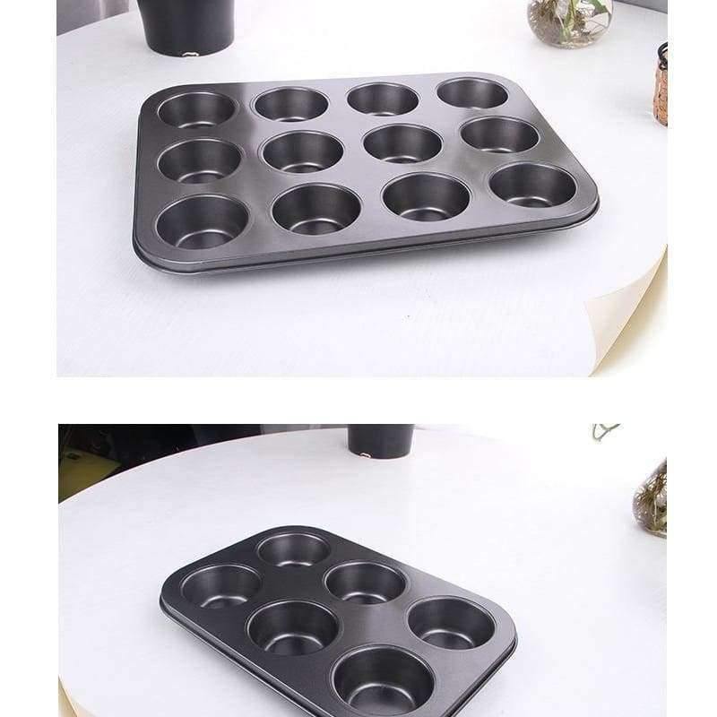 Planet Gates Kitchen Dining & Bar 1pc 6 Hole Egg Tart Mold Metal Non-Stick Cupcake Maker Molds Oven Pudding Cake Baking Pan Pastry Tools