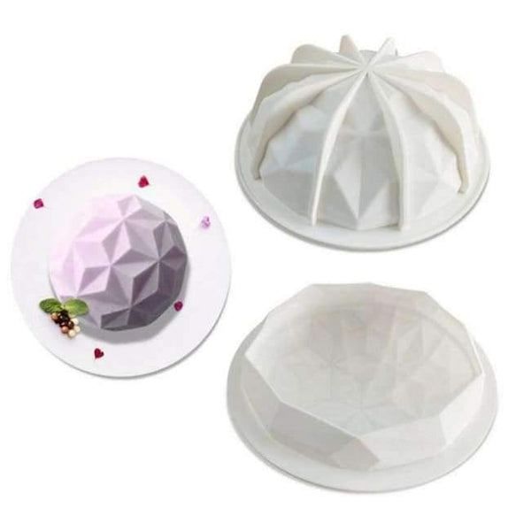 Planet Gates Kitchen Dining & Bar 2 Diamond Silicone Cake Mold For Mousses Silicone Chiffon Cakes Mold Baking Pan Decorating Accessories Bakeware Tools DIY