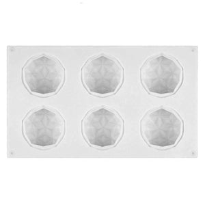Planet Gates Kitchen Dining & Bar 3D Silicone Cake Mold Baking Tools Diamond Shape Mousse Dessert Cake Mold Bakeware Cupcake Muffin Pan Molde DIY 2018