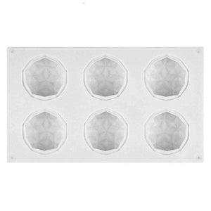 Planet Gates Kitchen Dining & Bar 3D Silicone Cake Mold Baking Tools Diamond Shape Mousse Dessert Cake Mold Bakeware Cupcake Muffin Pan Molde DIY 2018