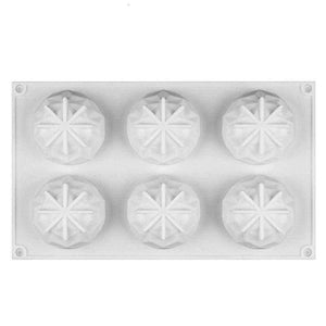 Planet Gates Kitchen Dining & Bar 3D Silicone Cake Mold Baking Tools Diamond Shape Mousse Dessert Cake Mold Bakeware Cupcake Muffin Pan Molde DIY 2018