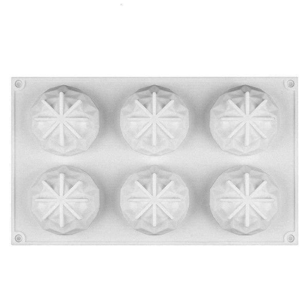 Planet Gates Kitchen Dining & Bar 3D Silicone Cake Mold Baking Tools Diamond Shape Mousse Dessert Cake Mold Bakeware Cupcake Muffin Pan Molde DIY 2018