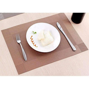 Planet Gates Kitchen Dining & Bar 4 Pcs PVC Placemat Non-Slip Plastic Table Mat Water-proof Dining Place Mats Plate Dish Pads Coaster Kitchen Accessories