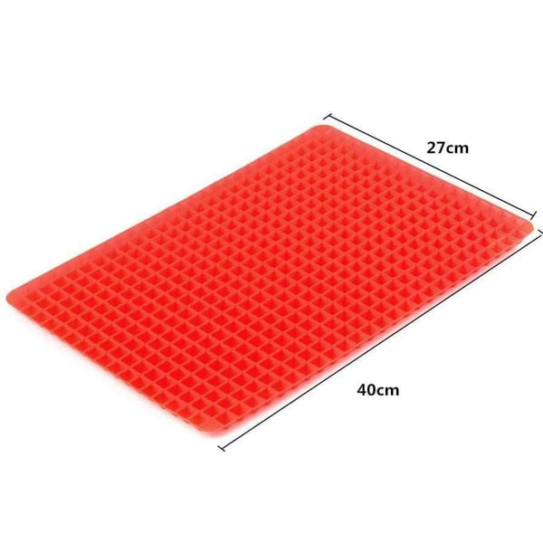 Planet Gates Kitchen Dining & Bar 40x27cm Pyramid Bakeware Pan 4 color Nonstick Silicone Baking Mats Pads Moulds Cooking Mat Oven Baking Tray Sheet Kitchen Tools