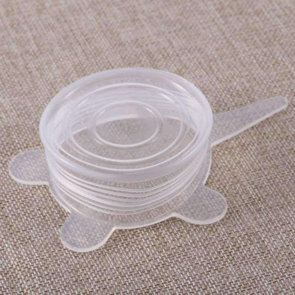 Planet Gates Kitchen Dining & Bar 6PCS/Set silicon stretch lids universal lid Silicone food wrap bowl pot lid silicone cover pan cooking Kitchen accessories