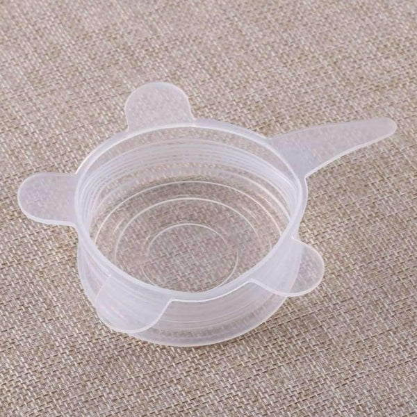 Planet Gates Kitchen Dining & Bar 6PCS/Set silicon stretch lids universal lid Silicone food wrap bowl pot lid silicone cover pan cooking Kitchen accessories