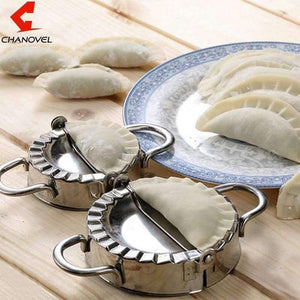 Planet Gates Kitchen Dining & Bar 75MM Pastry Tools 304 Stainless Steel Dumpling Maker Wraper Dough Cutter Pie Ravioli Dumpling Mould Kitchen Accessories
