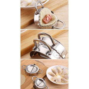 Planet Gates Kitchen Dining & Bar 75MM Pastry Tools 304 Stainless Steel Dumpling Maker Wraper Dough Cutter Pie Ravioli Dumpling Mould Kitchen Accessories