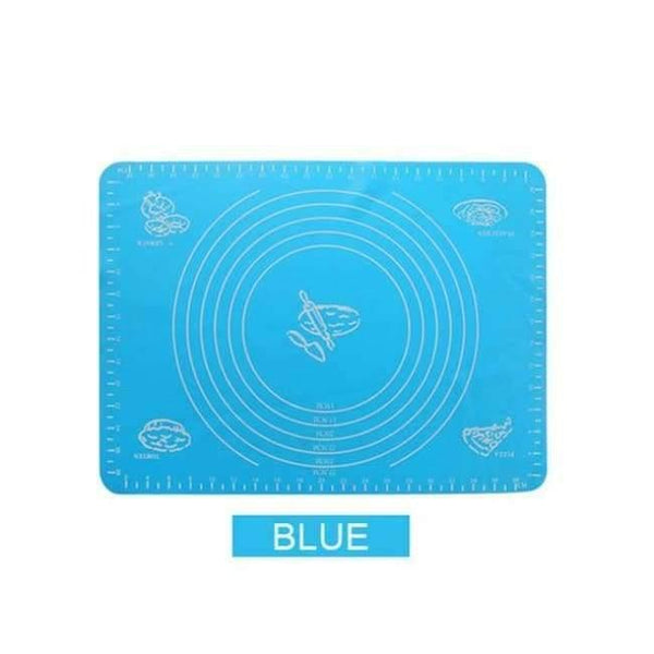Planet Gates Kitchen Dining & Bar blue 1PC 40*30 cm Sweet Color Silicone Nonstick Pastry Mat  Kneading Dough Mat Scale show Baking Board  Cake Tools  Kitchen Utensils