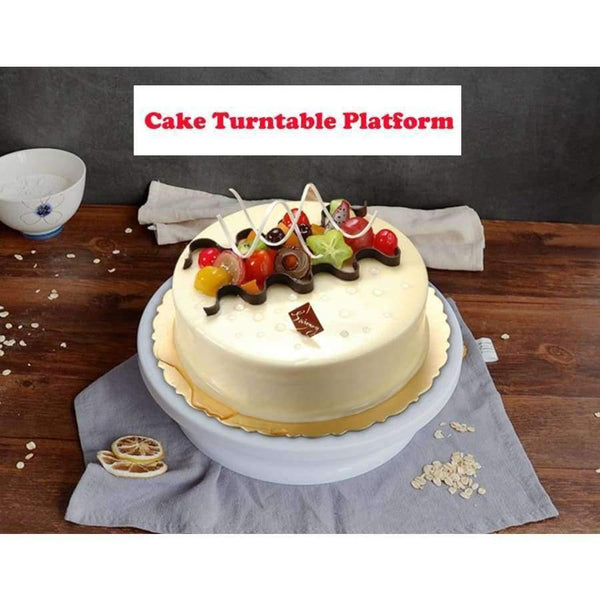 Planet Gates Kitchen Dining & Bar Cake Turntable Swivel Plate Cake Decoration Stand Platform Round Cake Base Revolving Baking Tools