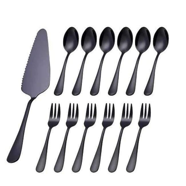 Planet Gates Kitchen Dining & Bar China / black X 13PCS Stainless Steel Cake Spatulas Pizza Pie Pastry Butter Shovel Cutter Knife  Kitchen Baking Tool Gadgets Cooking Tools