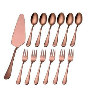 Planet Gates Kitchen Dining & Bar China / Rose Gold X 13PCS Stainless Steel Cake Spatulas Pizza Pie Pastry Butter Shovel Cutter Knife  Kitchen Baking Tool Gadgets Cooking Tools
