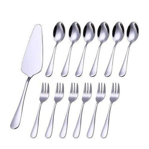 Planet Gates Kitchen Dining & Bar China / silvery X 13PCS Stainless Steel Cake Spatulas Pizza Pie Pastry Butter Shovel Cutter Knife  Kitchen Baking Tool Gadgets Cooking Tools