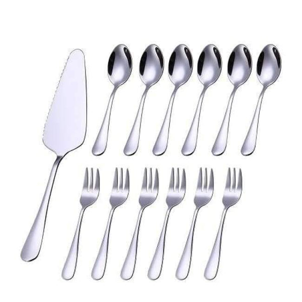 Planet Gates Kitchen Dining & Bar China / silvery X 13PCS Stainless Steel Cake Spatulas Pizza Pie Pastry Butter Shovel Cutter Knife  Kitchen Baking Tool Gadgets Cooking Tools