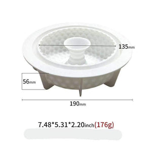 Planet Gates Kitchen Dining & Bar Christmas Silicone Mold Cake Decorating Tools 3D Fruit Ring Mouse Mould Chocolate Dessert Pan Bakeware Pastry Cake Mold