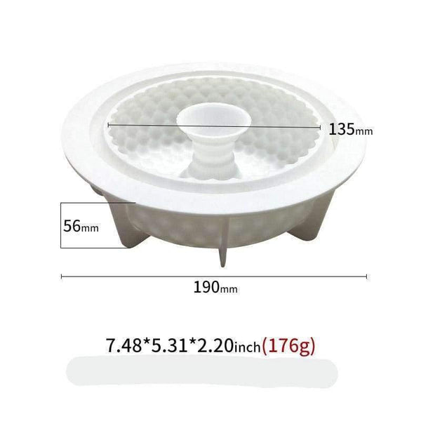 Planet Gates Kitchen Dining & Bar Christmas Silicone Mold Cake Decorating Tools 3D Fruit Ring Mouse Mould Chocolate Dessert Pan Bakeware Pastry Cake Mold