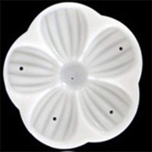 Planet Gates Kitchen Dining & Bar Creative Mooncake Mold 5 Petals Round Flower Moon Cake Mold Mould White Set Mooncake Decor Baking Hand Pressing Tools