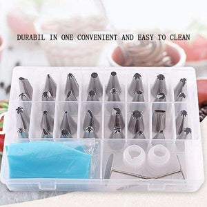 Planet Gates Kitchen Dining & Bar Decor Cake Nozzles Stainless Steel Piping Tips Cookie Mold Set Cupcake Dessert Baking Tools for Kitchen Cooking Supplies