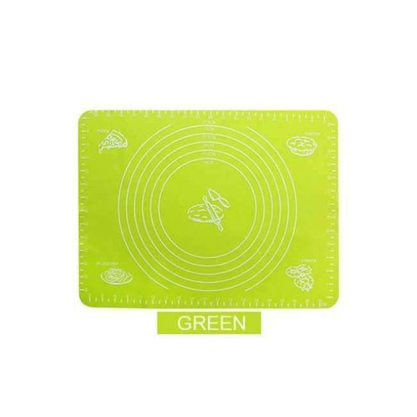 Planet Gates Kitchen Dining & Bar green 1PC 40*30 cm Sweet Color Silicone Nonstick Pastry Mat  Kneading Dough Mat Scale show Baking Board  Cake Tools  Kitchen Utensils
