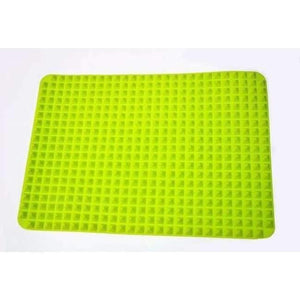 Planet Gates Kitchen Dining & Bar Green 40x27cm Pyramid Bakeware Pan 4 color Nonstick Silicone Baking Mats Pads Moulds Cooking Mat Oven Baking Tray Sheet Kitchen Tools