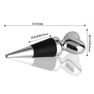 Planet Gates Kitchen Dining & Bar Kitchen Dining Barware Bar Tools 304 stainless steel heart head silicone red seal wine stopper stoppers free shipping