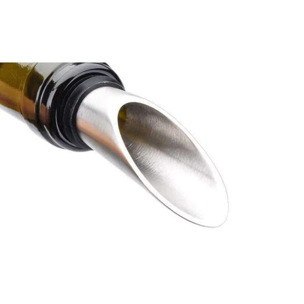 Planet Gates Kitchen Dining & Bar Kitchen Dining Barware Bar Tools 304 stainless steel one-piece wine stopper  with wine pourer stoppers free shipping