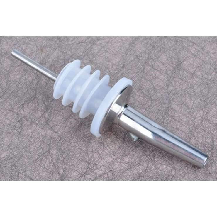 Planet Gates Kitchen Dining & Bar Kitchen Dining Barware Bar Tools Stainless steel white silicone cocktail wine pourers 4 pcs/lot free shipping