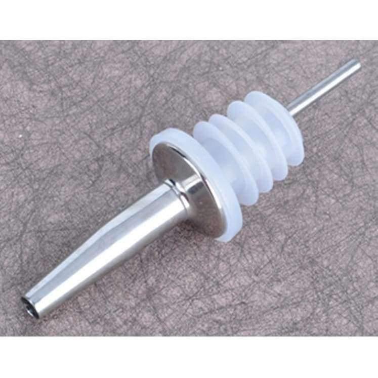 Planet Gates Kitchen Dining & Bar Kitchen Dining Barware Bar Tools Stainless steel white silicone cocktail wine pourers 4 pcs/lot free shipping