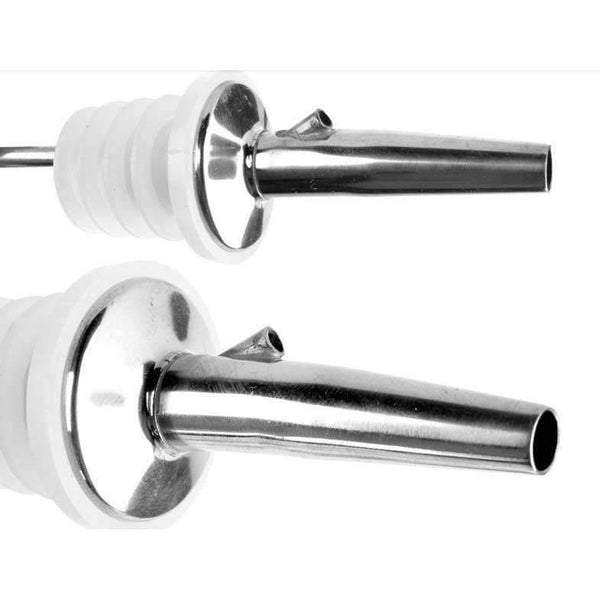 Planet Gates Kitchen Dining & Bar Kitchen Dining Barware Bar Tools Stainless steel white silicone cocktail wine pourers 4 pcs/lot free shipping