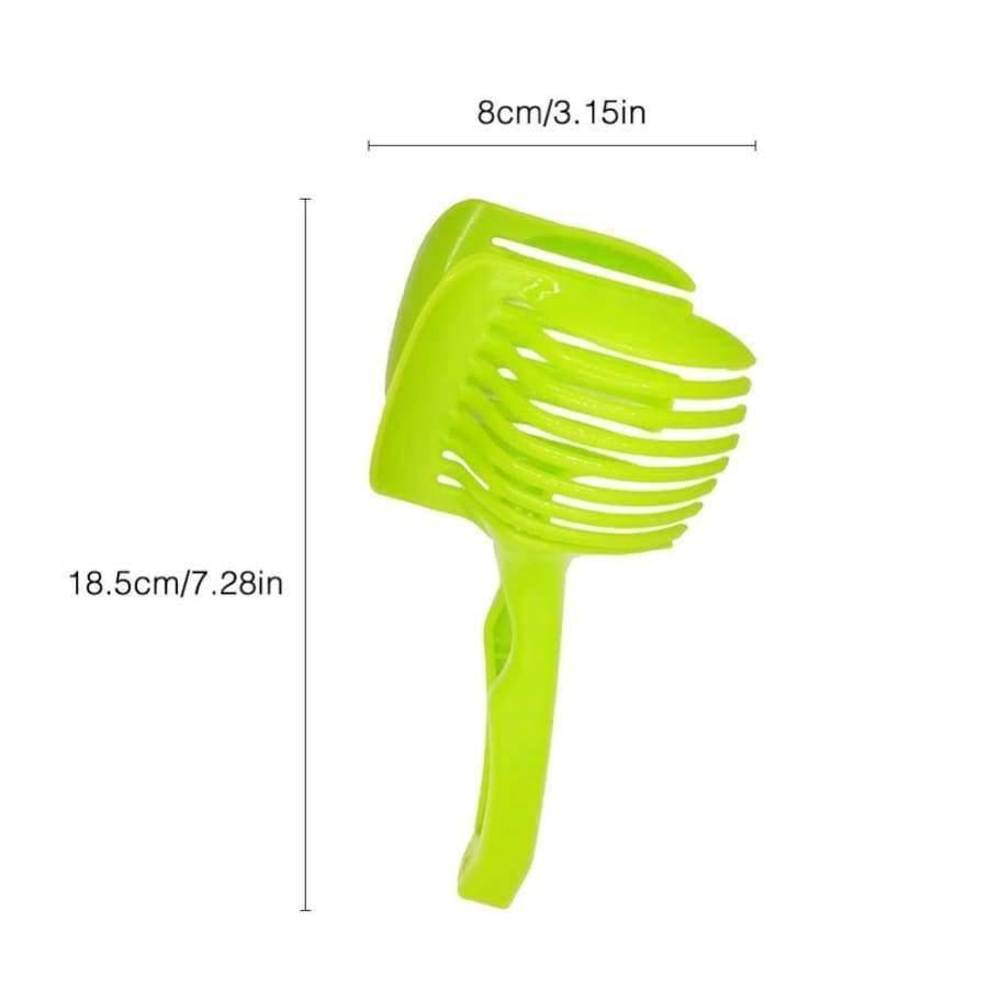 Planet Gates Kitchen Dining & Bar Manual Slicers Tomato Slicer Fruits Cutter Tomato Lemon Cutter Assistant Lounged Cooking Holder Kitchen Tools Accessories