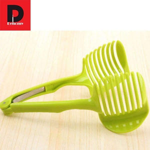 Planet Gates Kitchen Dining & Bar Manual Slicers Tomato Slicer Fruits Cutter Tomato Lemon Cutter Assistant Lounged Cooking Holder Kitchen Tools Accessories