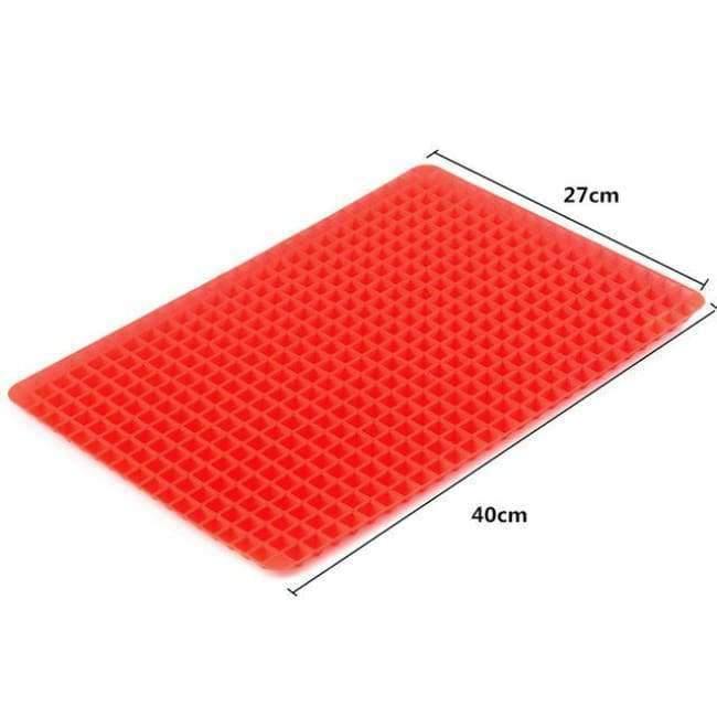 Planet Gates Kitchen Dining & Bar 40x27cm Pyramid Bakeware Pan 4 color Nonstick Silicone Baking Mats Pads Moulds Cooking Mat Oven Baking Tray Sheet Kitchen Tools
