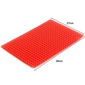 Planet Gates Kitchen Dining & Bar Red 40x27cm Pyramid Bakeware Pan 4 color Nonstick Silicone Baking Mats Pads Moulds Cooking Mat Oven Baking Tray Sheet Kitchen Tools