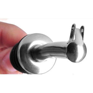 Planet Gates Kitchen Dining & Bar round cover Kitchen Dining Barware Bar Tools Stainless steel silicone wine pourers with round cover 2 pcs/lot free shipping