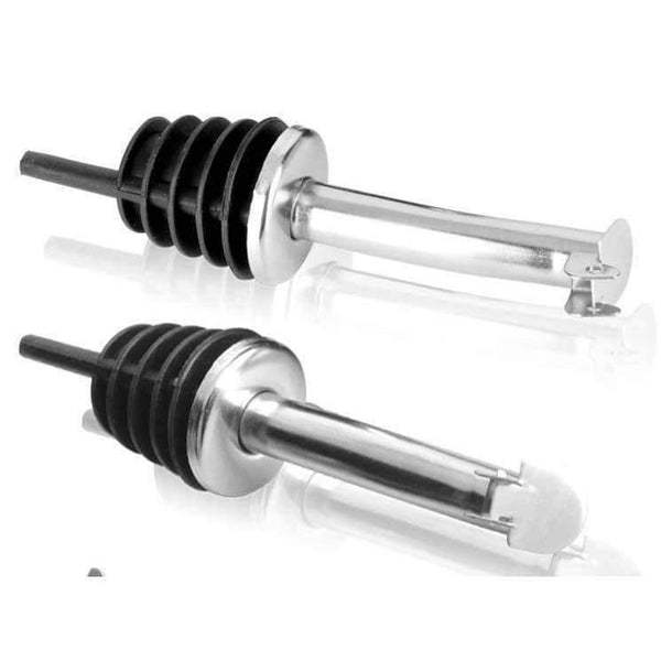 Planet Gates Kitchen Dining & Bar round cover Kitchen Dining Barware Bar Tools Stainless steel silicone wine pourers with round cover 2 pcs/lot free shipping