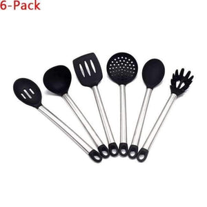 Planet Gates Kitchen Dining & Bar Russian Federation / 6 Piece of set 6 & 8 Pieces Super Sturdy Cooking Utensils Set & Non Stick Silicone Tips For Pots and Pans, Kitchen Utensils by Leeseph