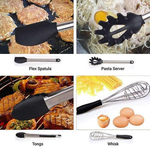 Planet Gates Kitchen Dining & Bar Russian Federation / 8 Piece of set 6 & 8 Pieces Super Sturdy Cooking Utensils Set & Non Stick Silicone Tips For Pots and Pans, Kitchen Utensils by Leeseph