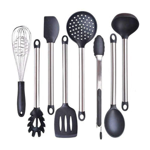 Planet Gates Kitchen Dining & Bar Russian Federation / 8 Piece of set 6 & 8 Pieces Super Sturdy Cooking Utensils Set & Non Stick Silicone Tips For Pots and Pans, Kitchen Utensils by Leeseph