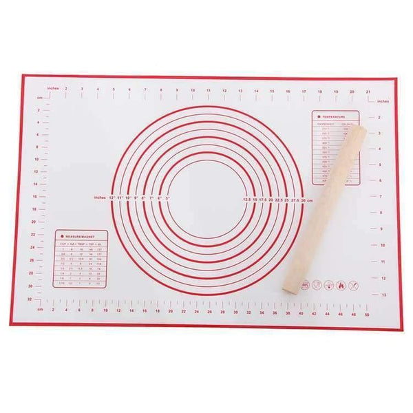 Planet Gates Kitchen Dining & Bar Silicone Baking Mat Pizza Dough Maker Pastry Kitchen Gadgets Cooking Tools Utensils Bakeware Kneading Accessories Lot
