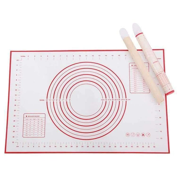 Planet Gates Kitchen Dining & Bar Silicone Baking Mat Pizza Dough Maker Pastry Kitchen Gadgets Cooking Tools Utensils Bakeware Kneading Accessories Lot