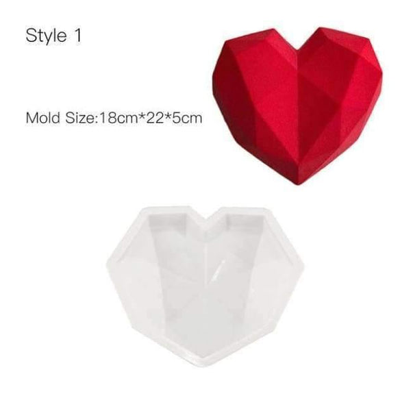 Planet Gates Kitchen Dining & Bar Style 1 Cake Decorating Mold 3D Silicone Molds Baking Tools For Heart Round Cakes Chocolate Brownie Mousse Make Dessert Pan