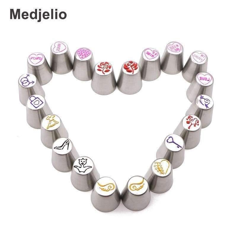 Planet Gates Kitchen Dining & Bar Valentine's Cake Pastry Nozzle Decorating Tools Russian Tulip Icing Piping Tips Baking Cookie Cutter Mold Coupler