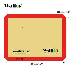 Planet Gates Kitchen Dining & Bar walfos 300x400mm Baking sheet liner Non Stick Silicone Baking Mat Non-Stick Baking Cookie Liner pastry mat Bakeware Kitchen Tool