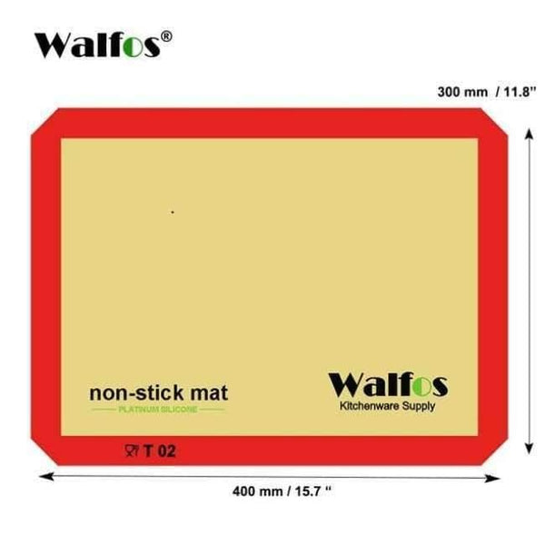 Planet Gates Kitchen Dining & Bar walfos 300x400mm Baking sheet liner Non Stick Silicone Baking Mat Non-Stick Baking Cookie Liner pastry mat Bakeware Kitchen Tool