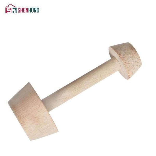 Planet Gates Kitchen Dining & Bar Wood Tart Tamper Double Side Wooden Pastry Egg Tart Pusher Baking Cake Kitchen Tools