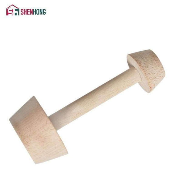 Planet Gates Kitchen Dining & Bar Wood Tart Tamper Double Side Wooden Pastry Egg Tart Pusher Baking Cake Kitchen Tools